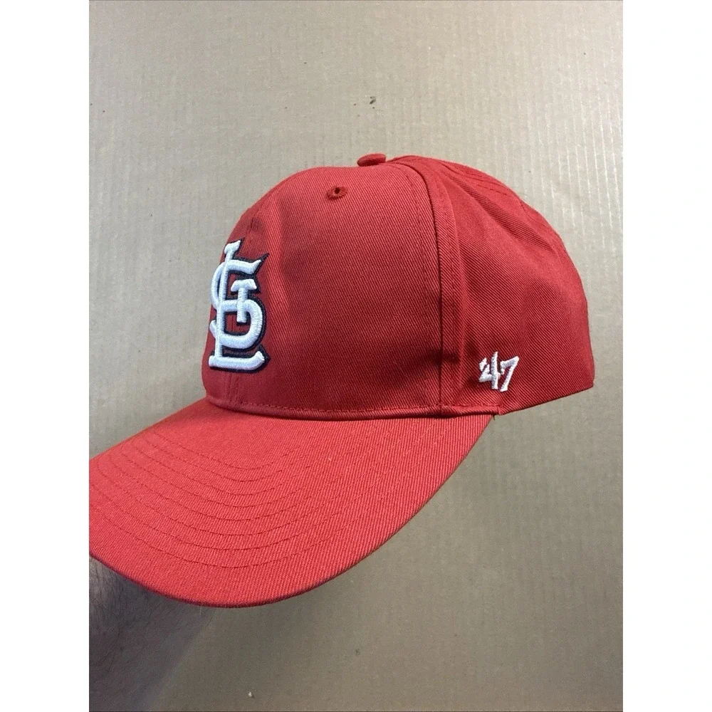 St Louis Cardinals Hat Adjustable Red '47 Clean Up MLB Baseball Hat